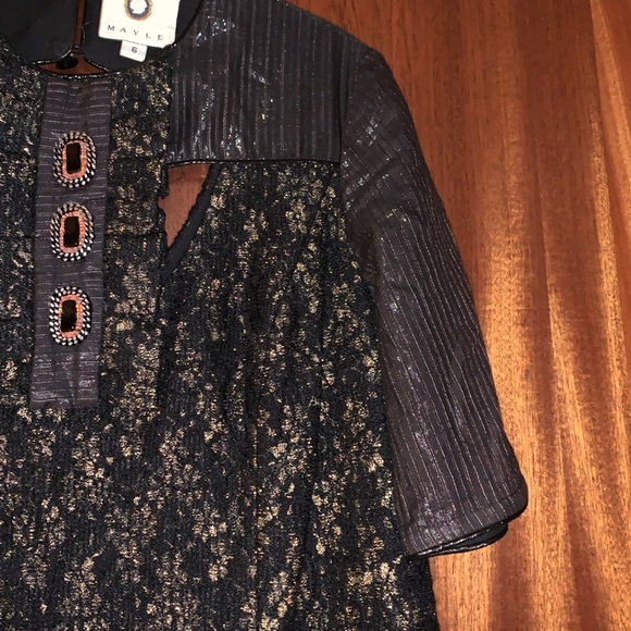 MAYLE LBD dress Luxury wedding cocktail dress - Picture 4 of 15